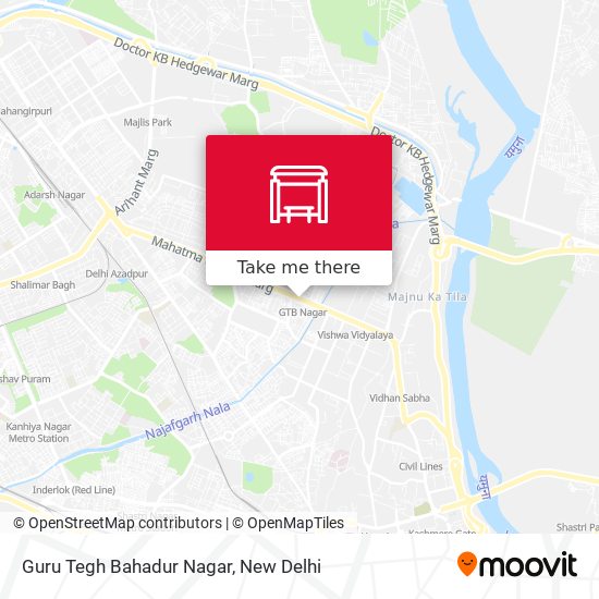 Guru Tegh Bahadur Nagar map