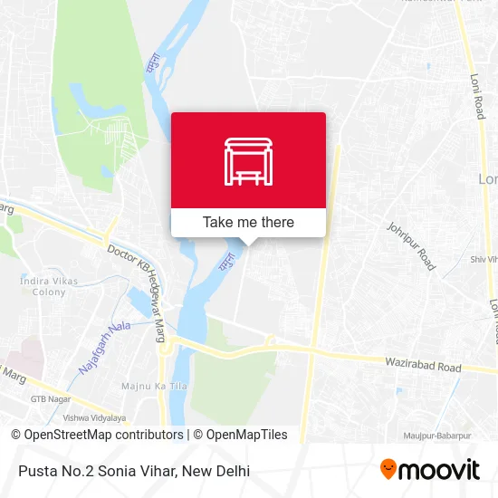 Pusta No.2 Sonia Vihar map