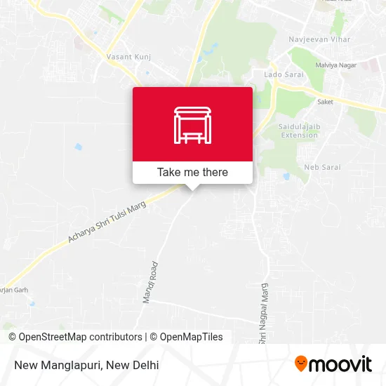 New Manglapuri map