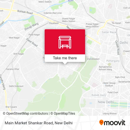 Main Market Shankar Road map