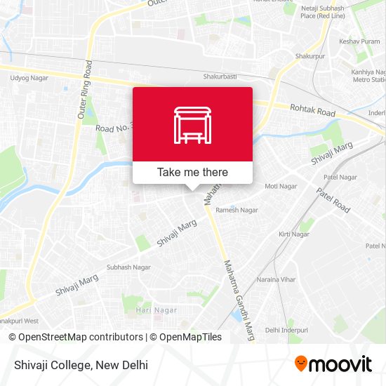 Shivaji College map