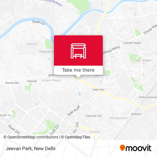 Jeevan Park map