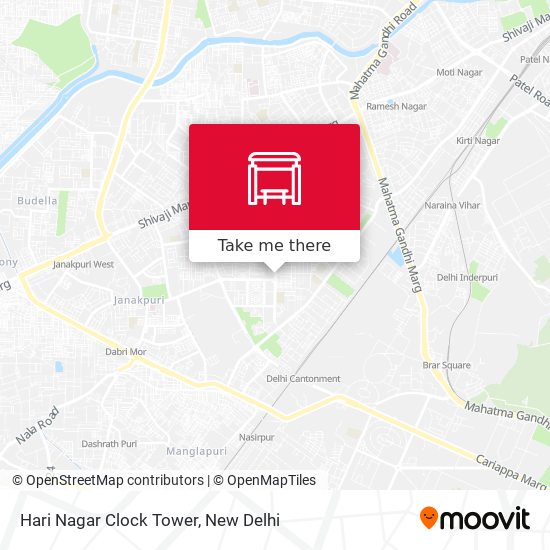 Hari Nagar Clock Tower map