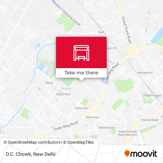 D.C. Chowk map