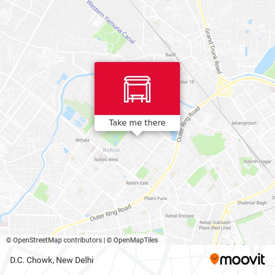 D.C. Chowk map