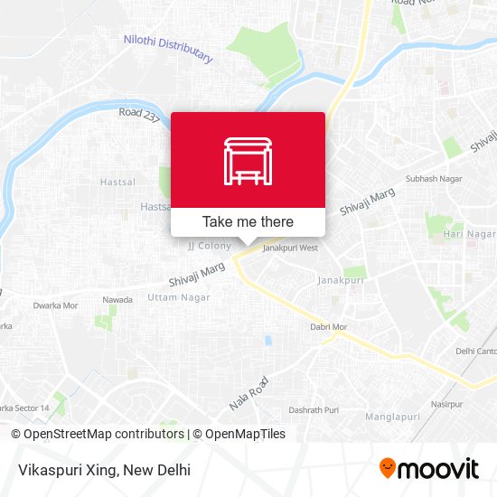 Vikaspuri Xing map