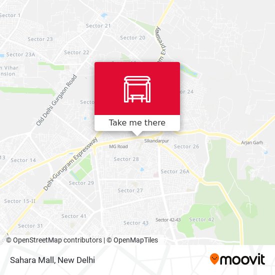 Sahara Mall map