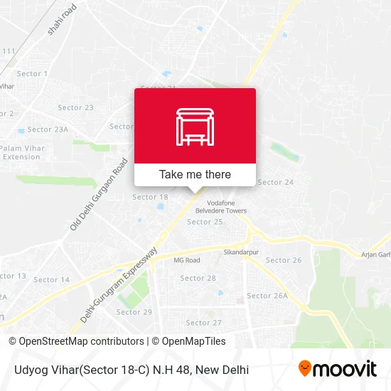 Udyog Vihar(Sector 18-C) N.H 48 map