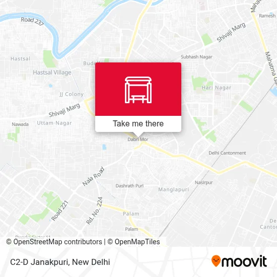 C2-D Janakpuri map