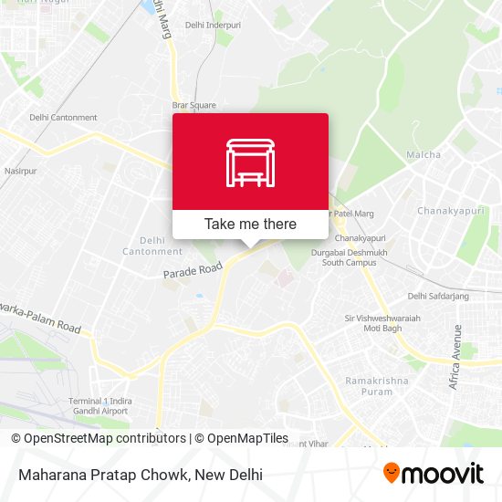 Maharana Pratap Chowk map