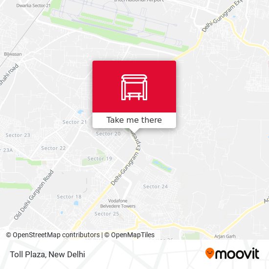 Toll Plaza map