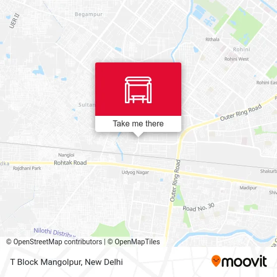 T Block Mangolpur map