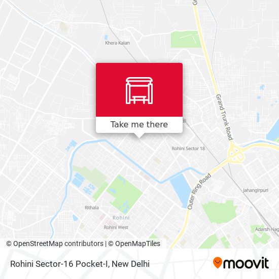 Rohini Sector-16 Pocket-I map