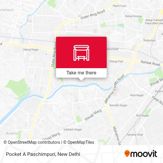 Pocket A Paschimpuri map