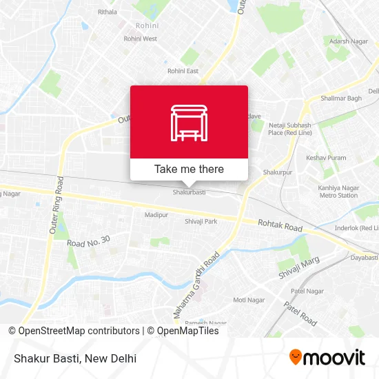 Shakur Basti map