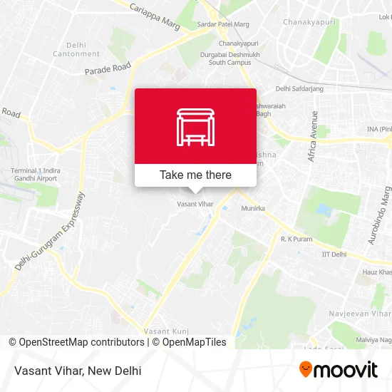Vasant Vihar map
