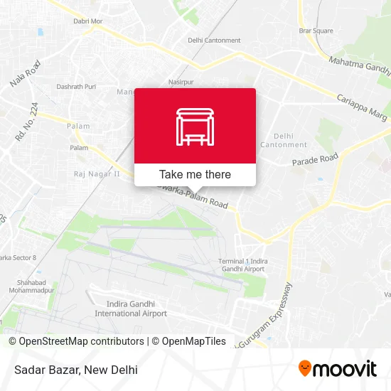 Sadar Bazar map
