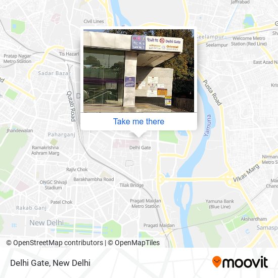Delhi Gate map