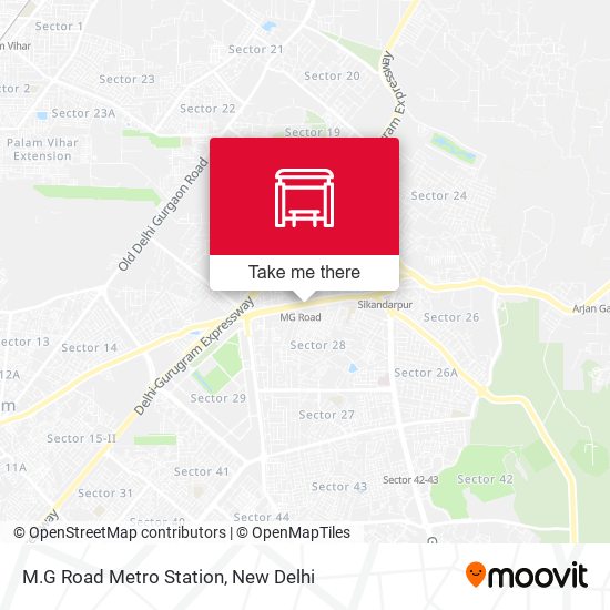 M.G Road Metro Station map