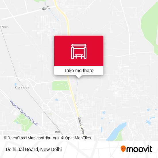 Delhi Jal Board map