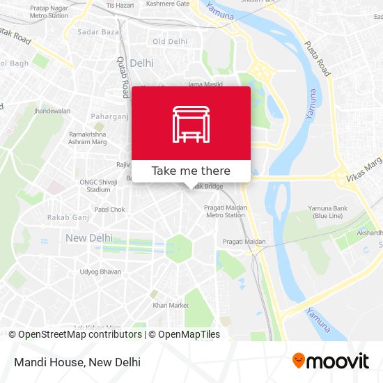 Mandi House map