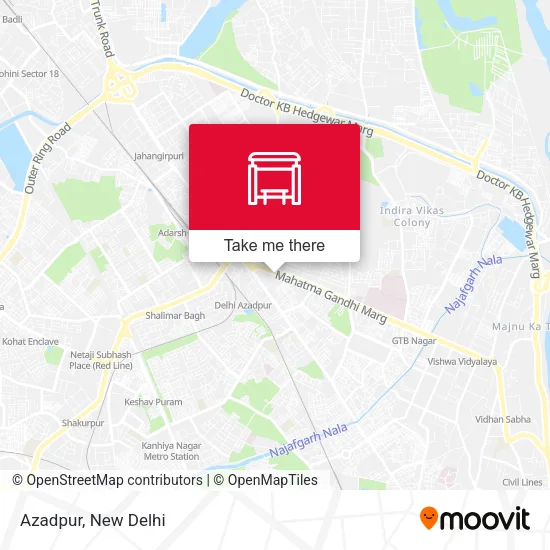 Azadpur map