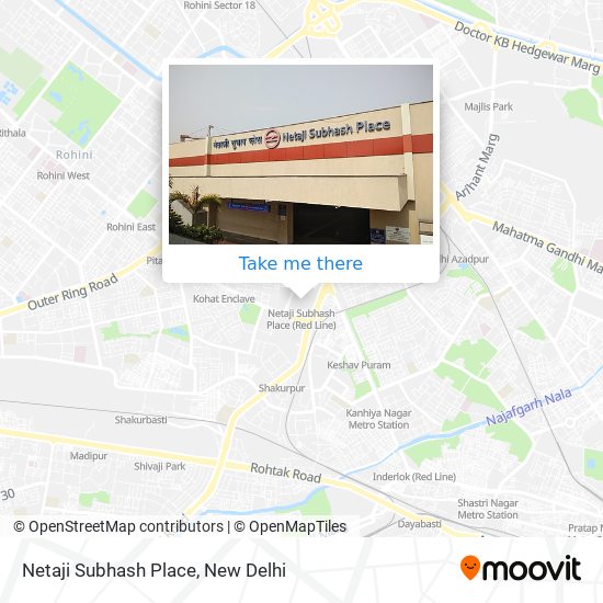 Netaji Subhash Place map