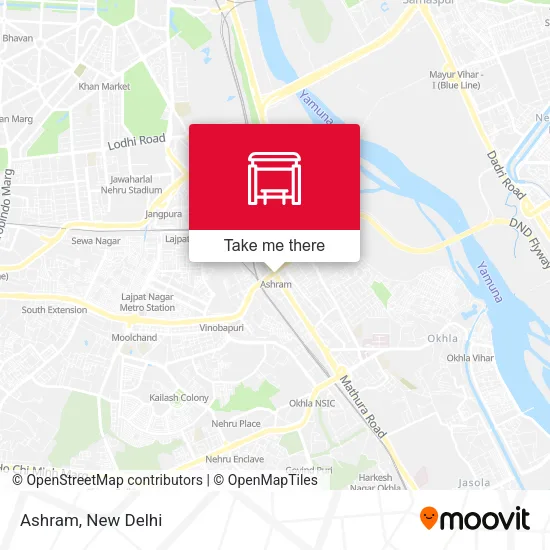 Ashram map
