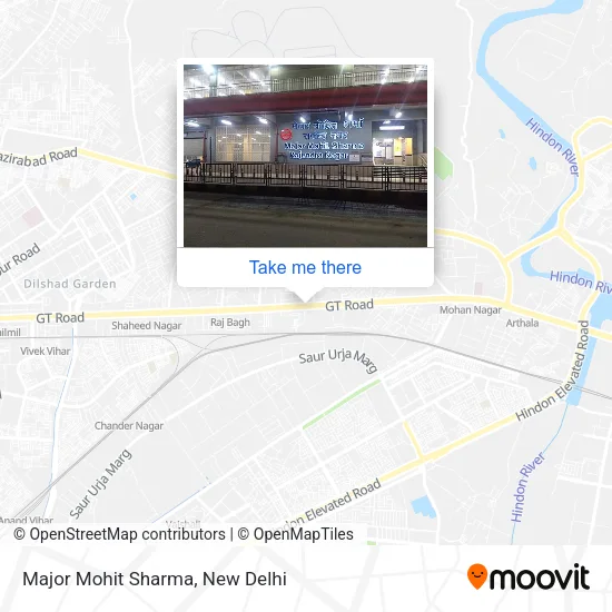 Major Mohit Sharma map