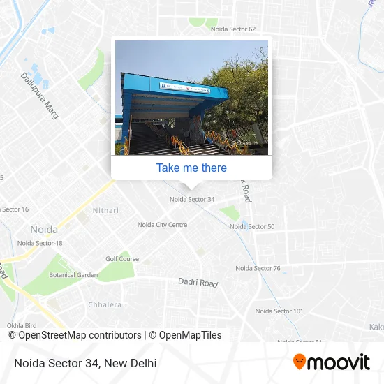 Noida Sector 34 map