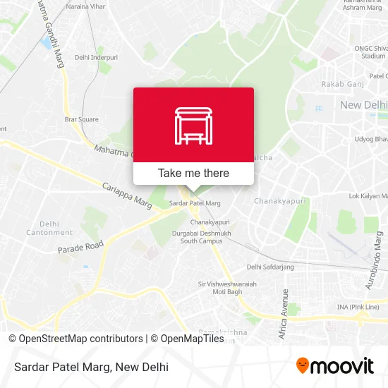 Sardar Patel Marg map
