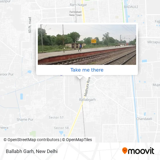 Ballabh Garh map
