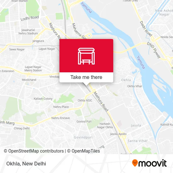 Okhla map