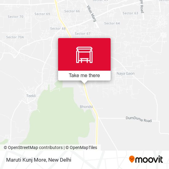 Maruti Kunj More map