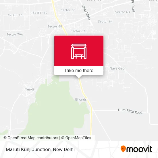Maruti Kunj Mode map