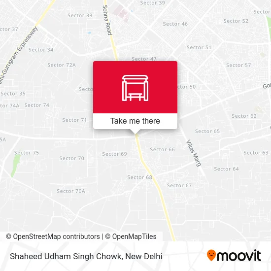 Shaheed Udham Singh Chowk map