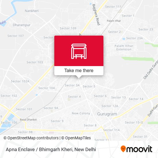 Apna Enclave / Bhimgarh Kheri map
