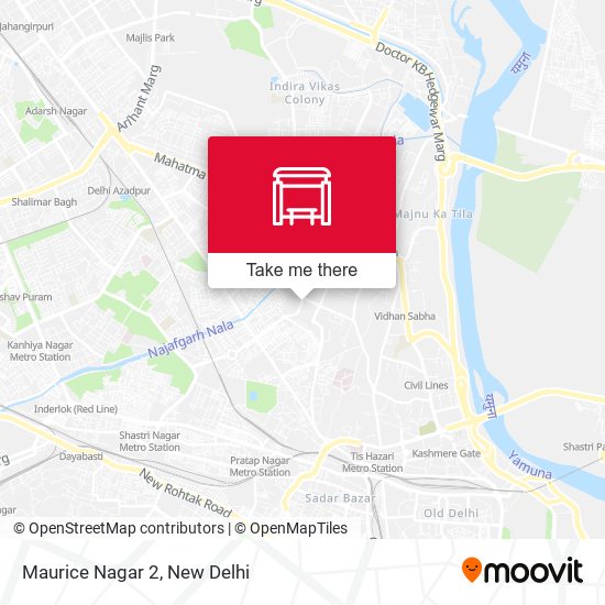 Maurice Nagar 2 map