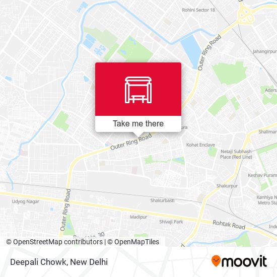Deepali Chowk map