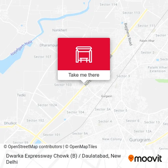 Dwarka Expressway Chowk (B) / Daulatabad map