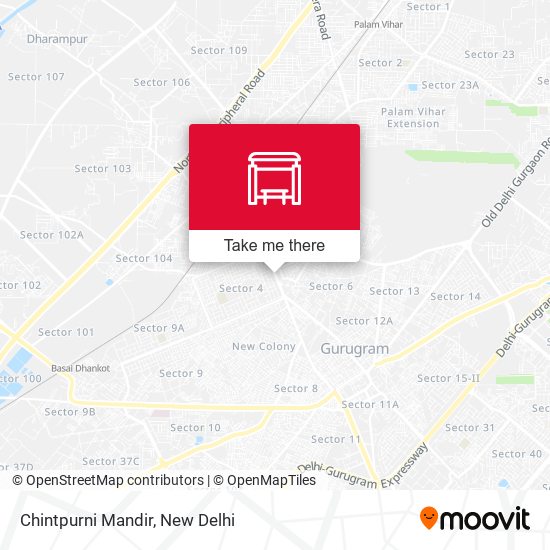 Chintpurni Mandir map