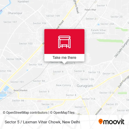 Sector 5 / Laxman Vihar Chowk map