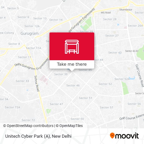 Unitech Cyber Park (A) map