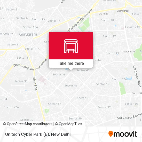 Unitech Cyber Park (B) map