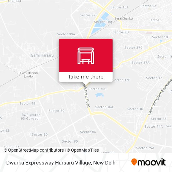 Dwarka Expressway Harsaru Village map