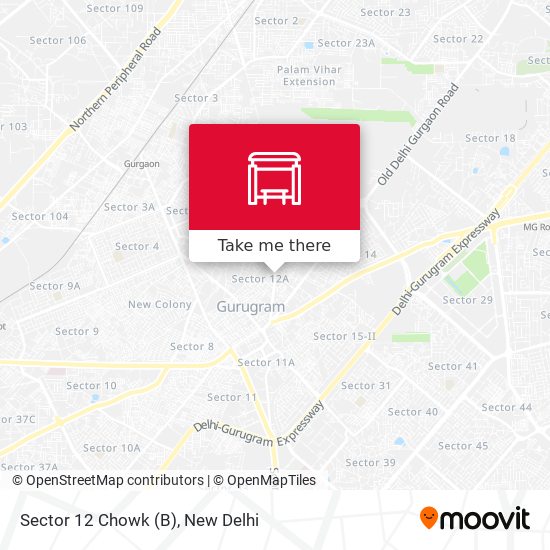 Sector 12 Chowk (B) map