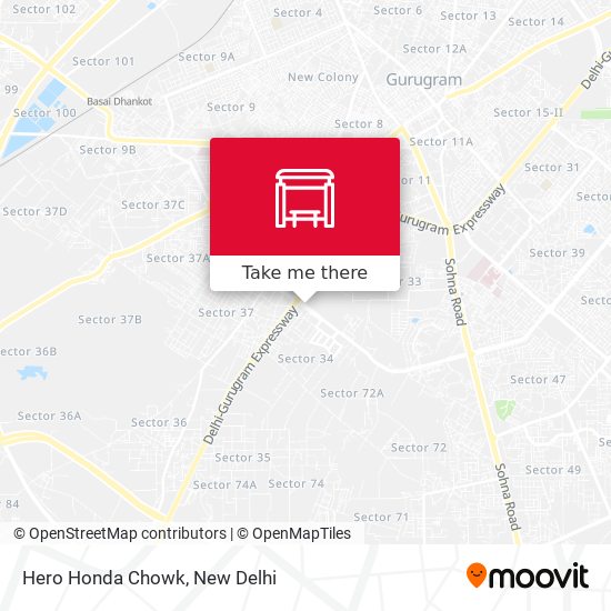 Hero Honda Chowk map