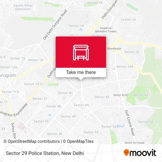 Sector 29 Police Station map