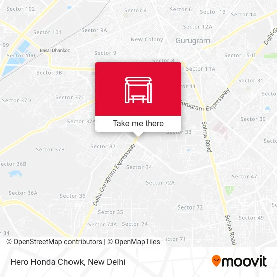 Hero Honda Chowk map