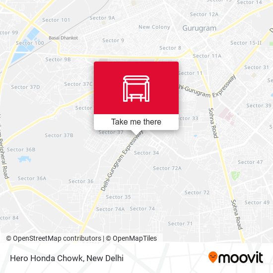 Hero Honda Chowk map